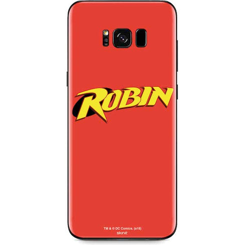 DC Comics Robin Official Logo Galaxy S8 Plus Skin